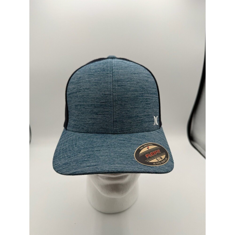 Hurley Men's Mini Icon Mesh Hat S/M FlexFit  Blue NWT